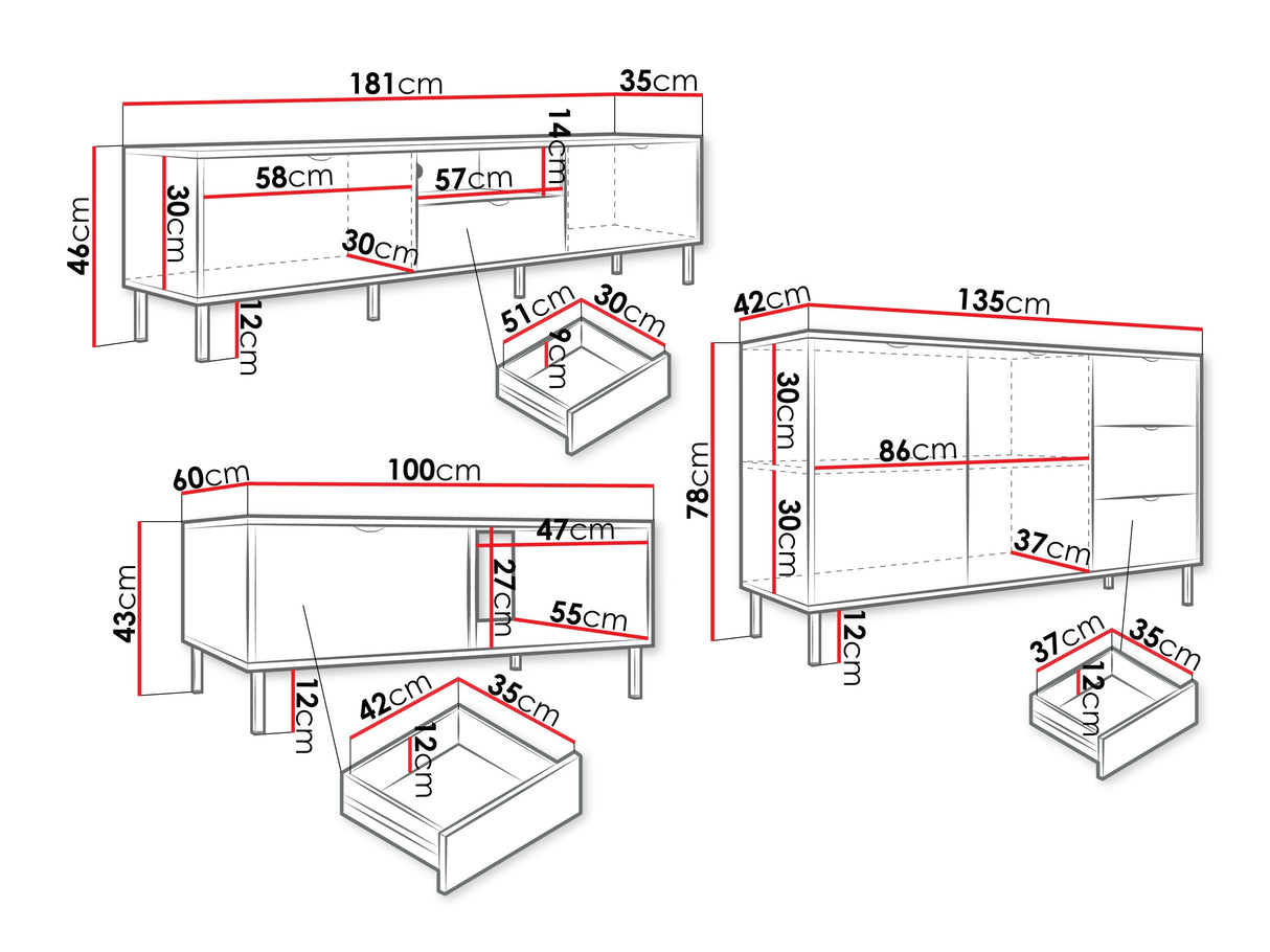 Svetainės komplektas 611950