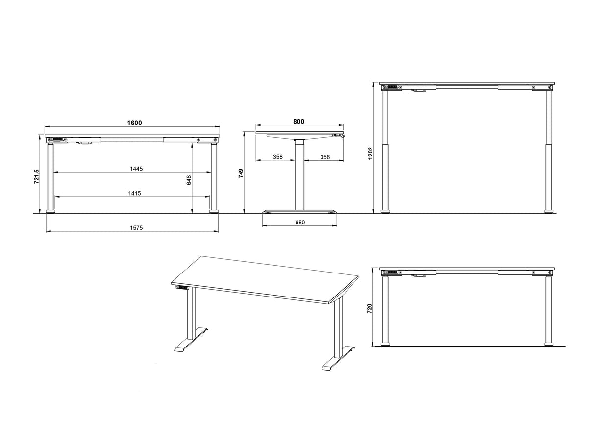 Reguliuojamo aukščio darbo stalas 612149