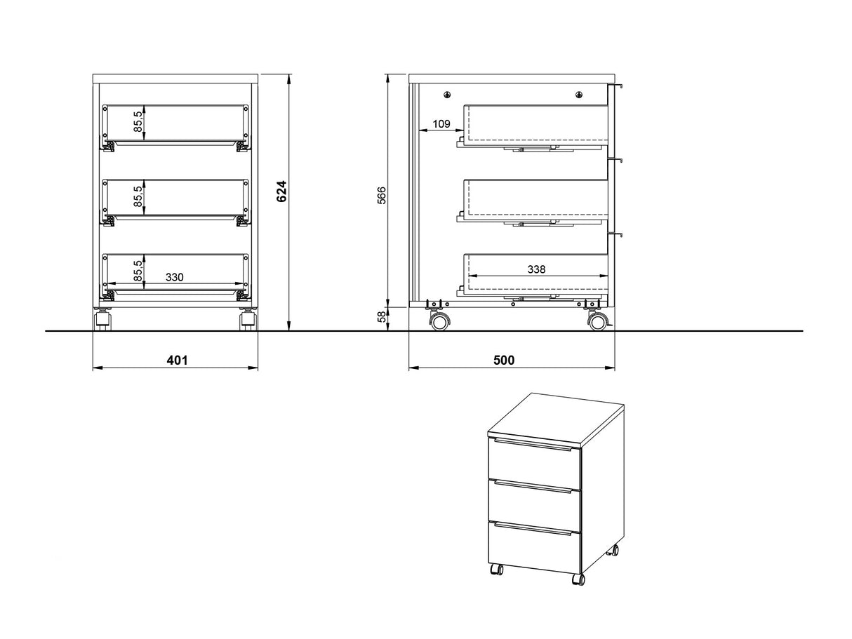 Stalčių blokas 612162