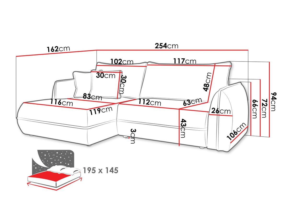 Minkštas kampas 612755