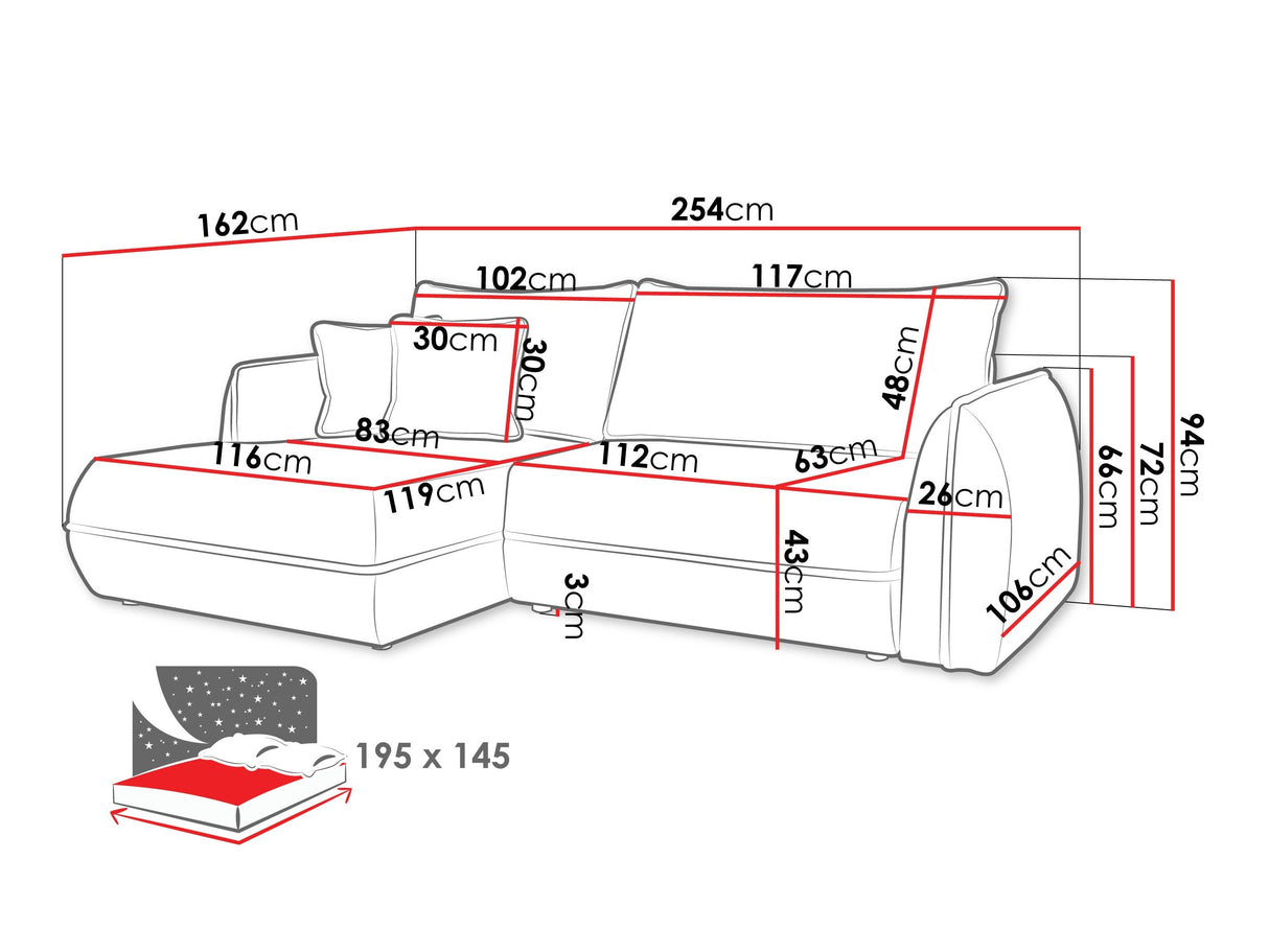 Minkštas kampas 612755