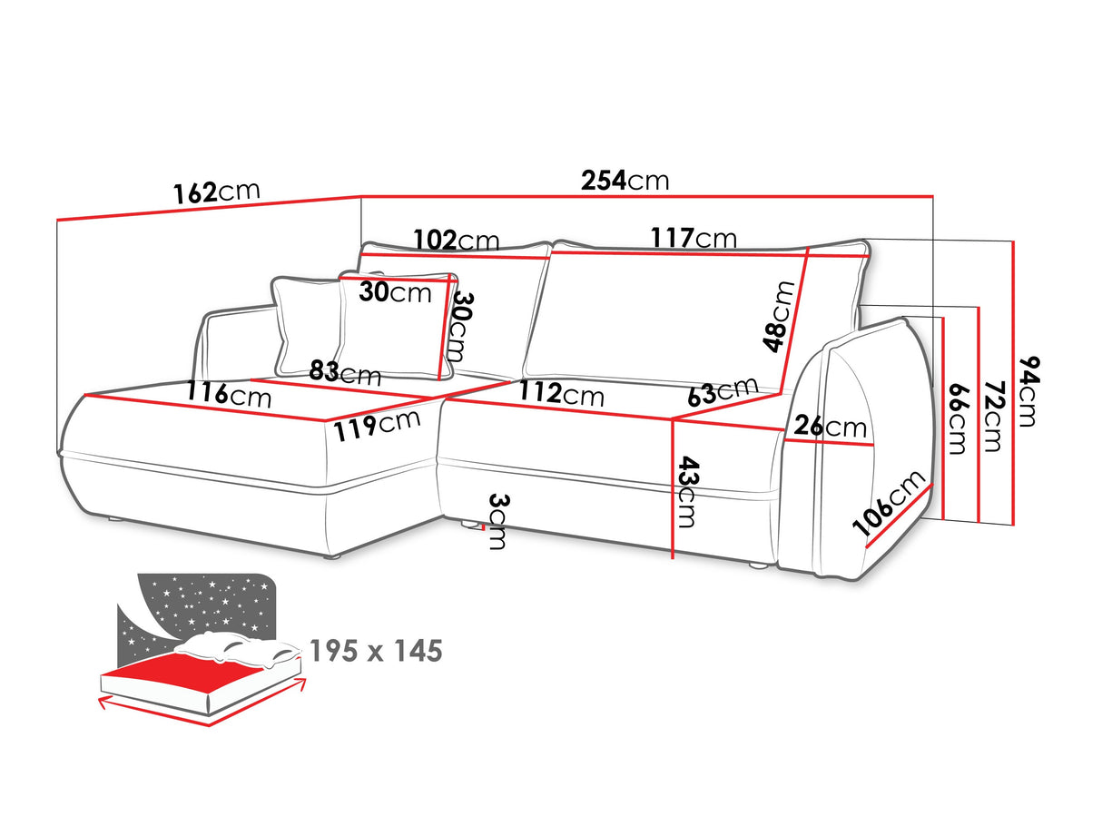 Minkštas kampas 612755