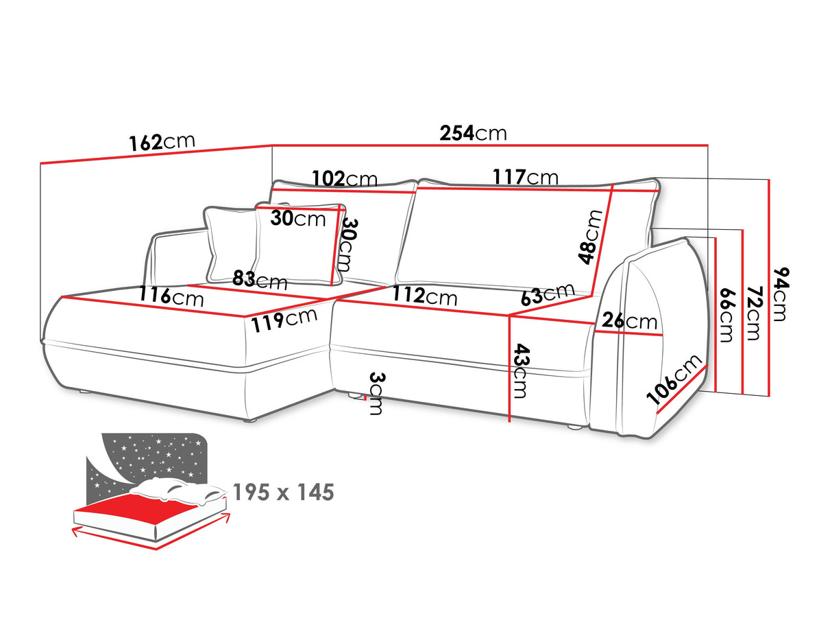 Minkštas kampas 612755