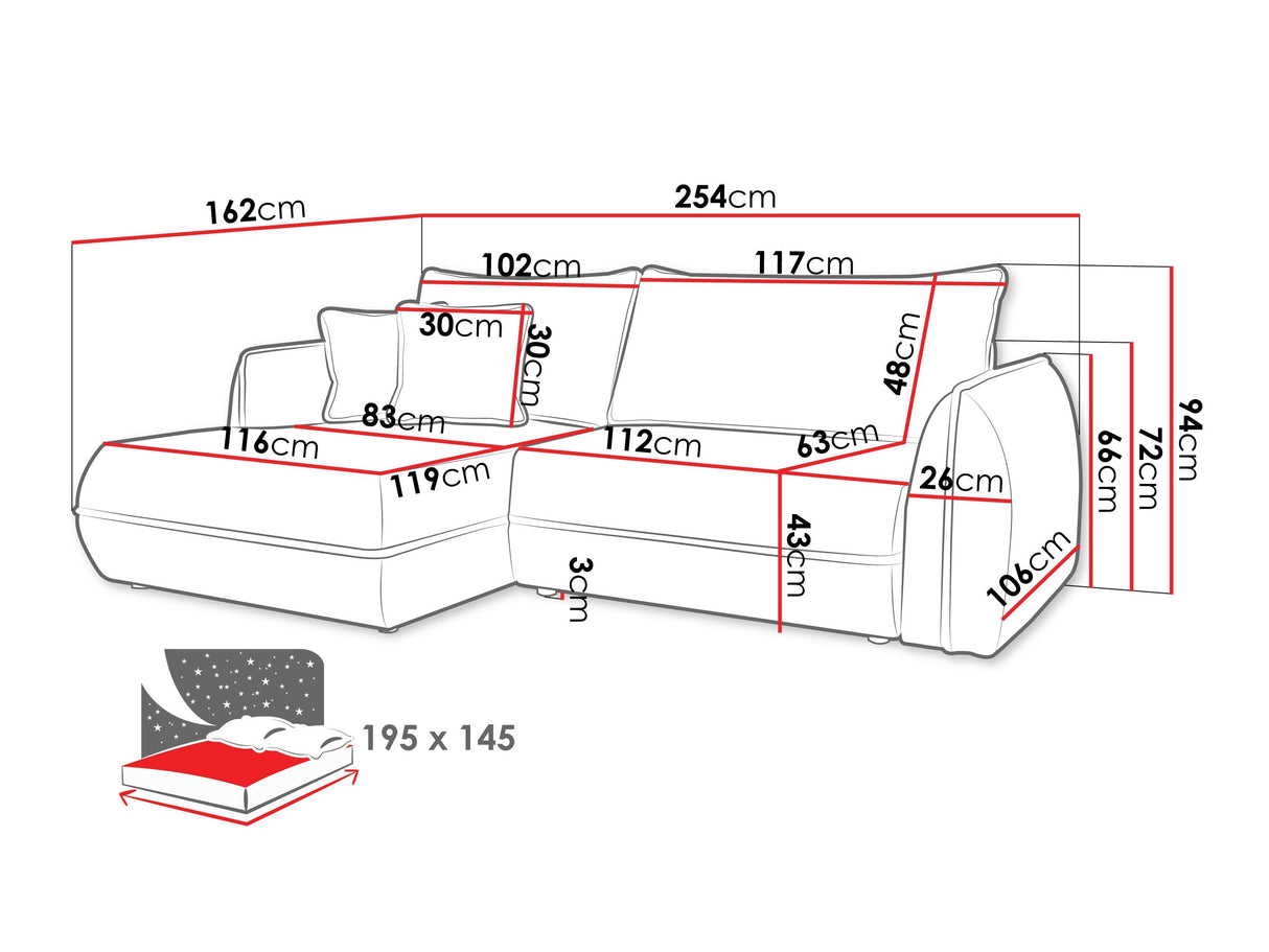 Minkštas kampas 612755
