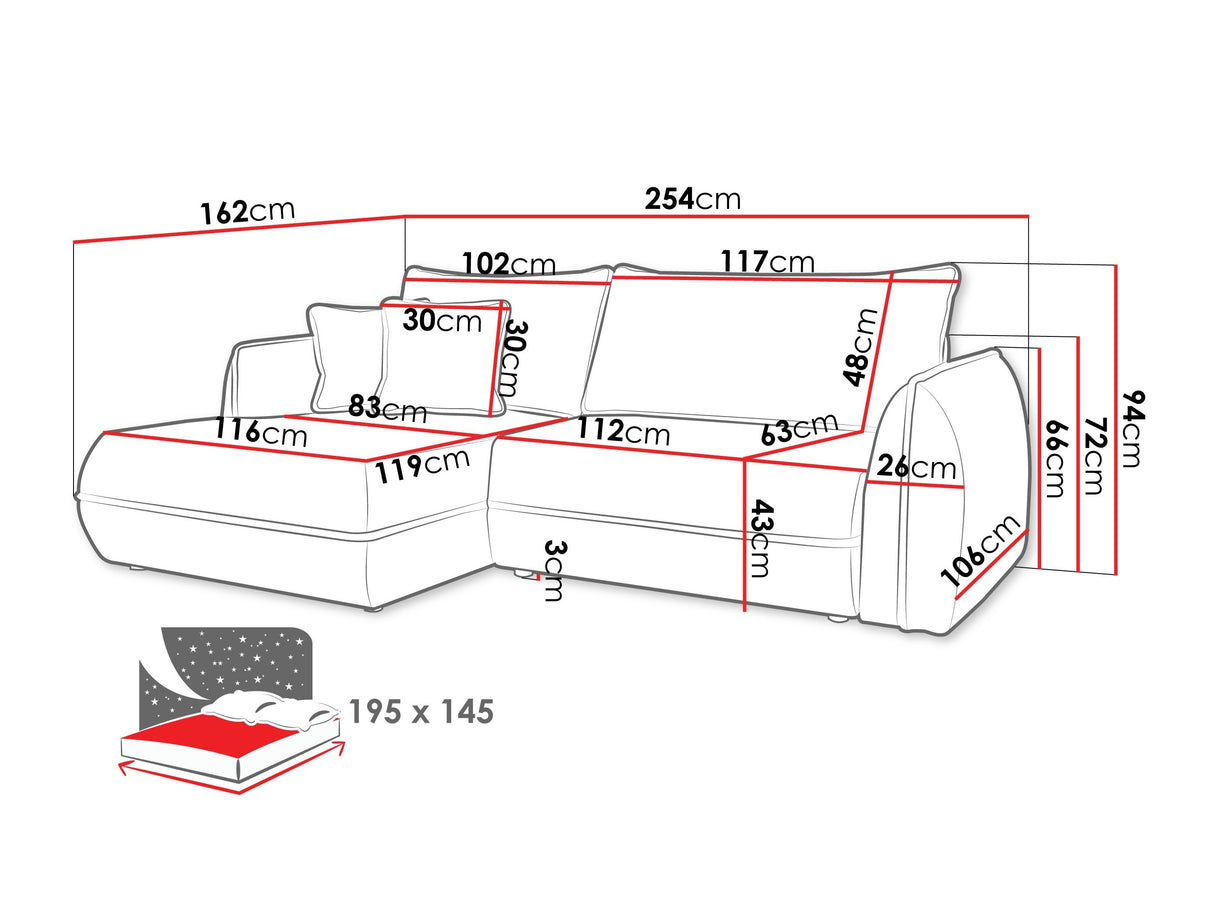 Minkštas kampas 612755