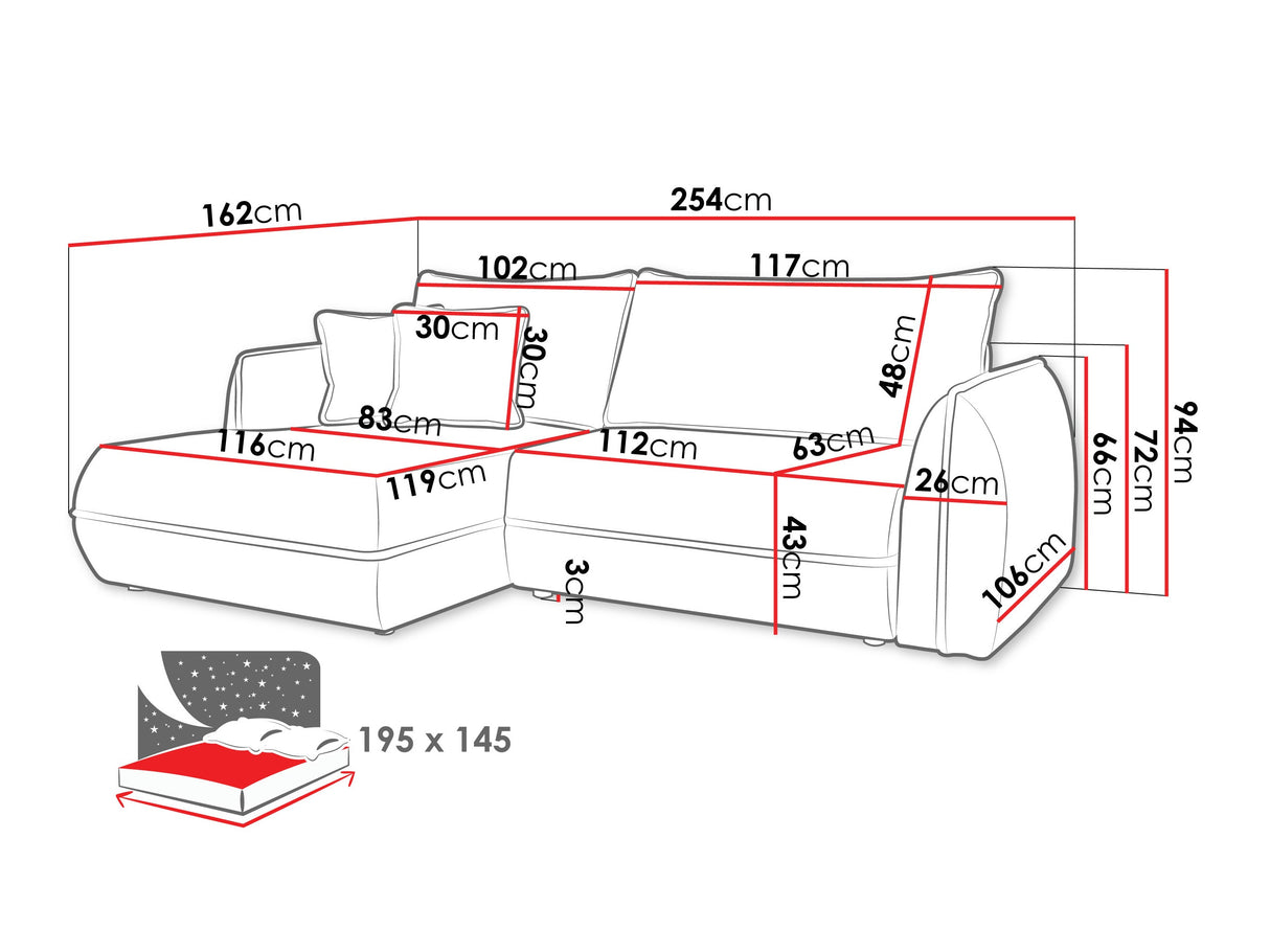Minkštas kampas 612755