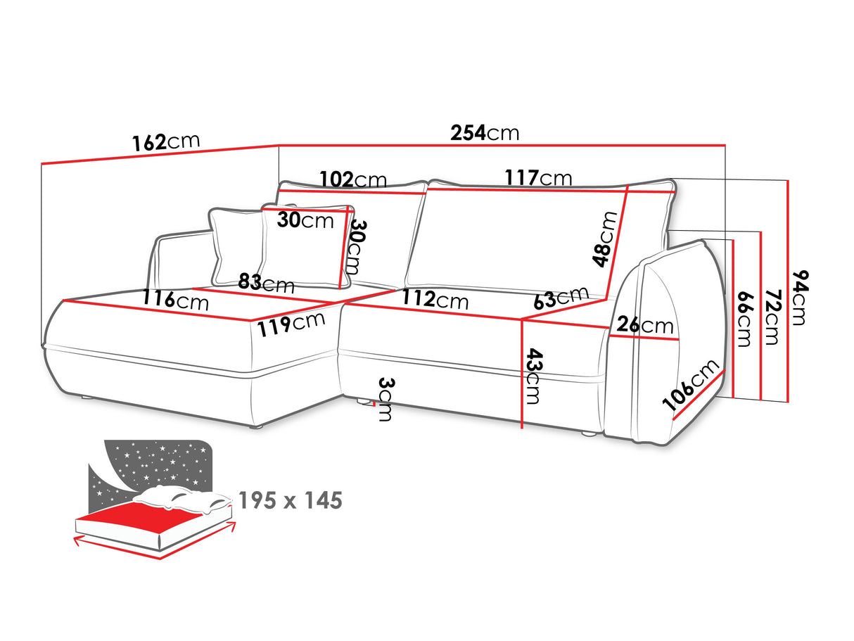 Minkštas kampas 612755
