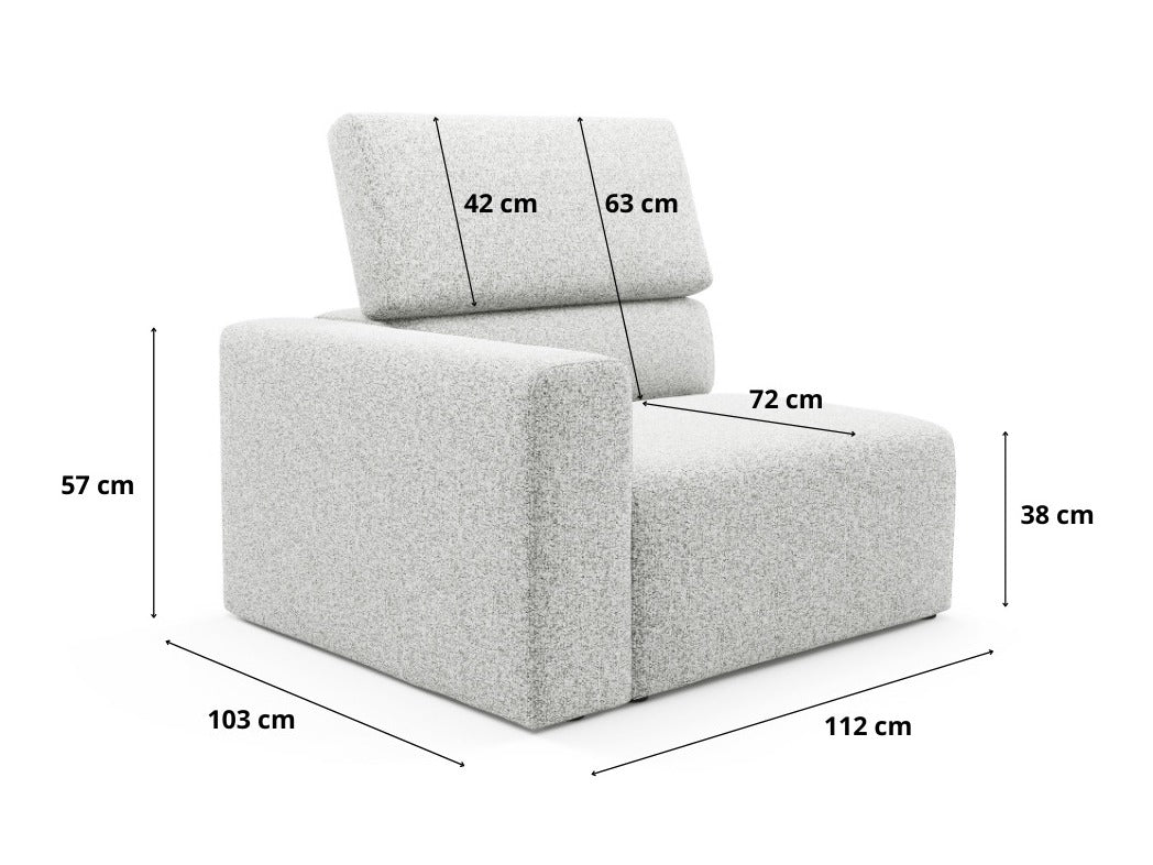 Modulinis fotelis 612978