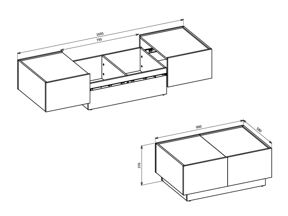 Žurnalinis staliukas transformeris 613986