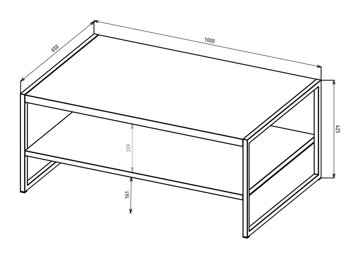 Žurnalinis staliukas 614025