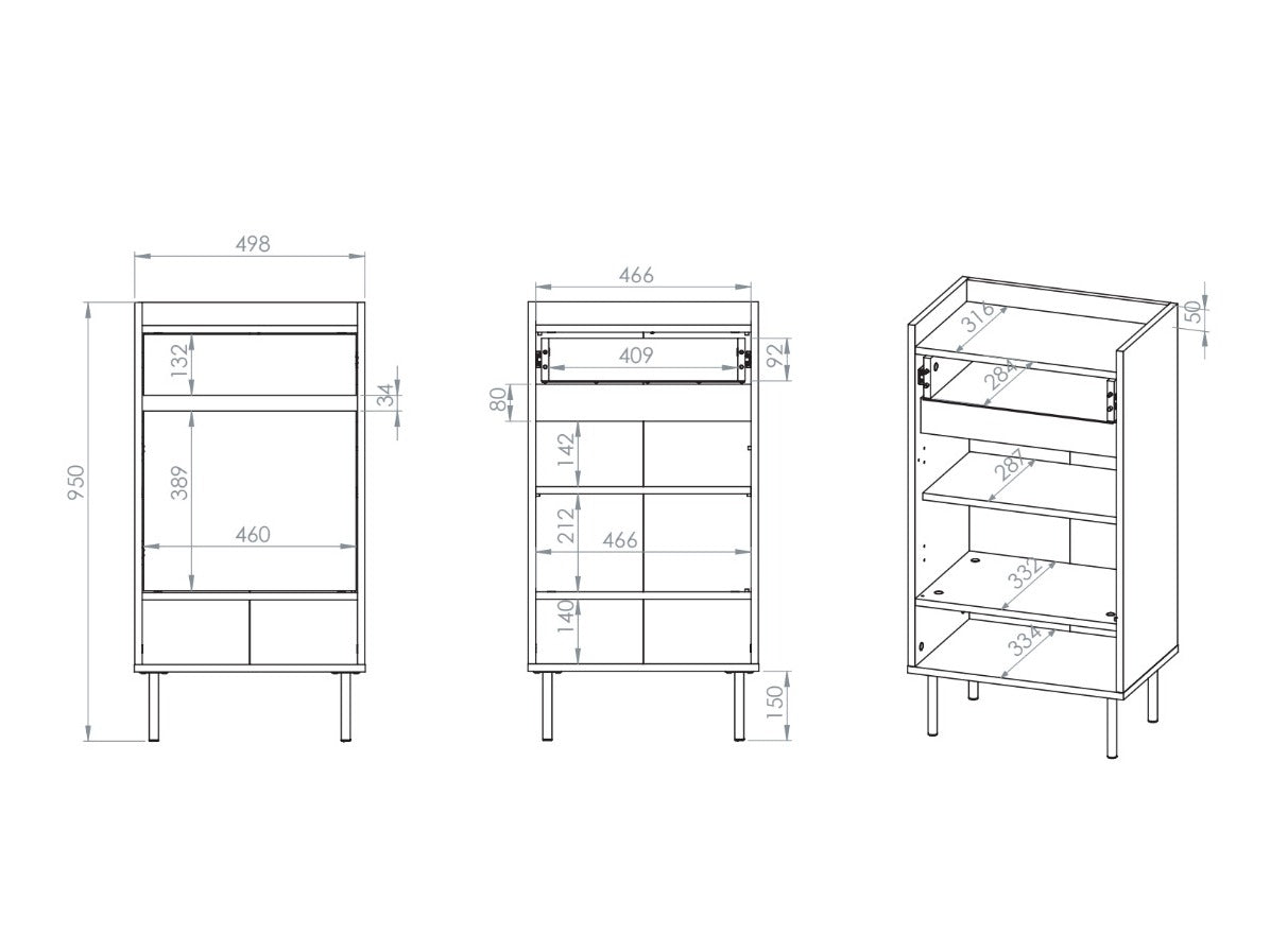 Batų lentyna 614062