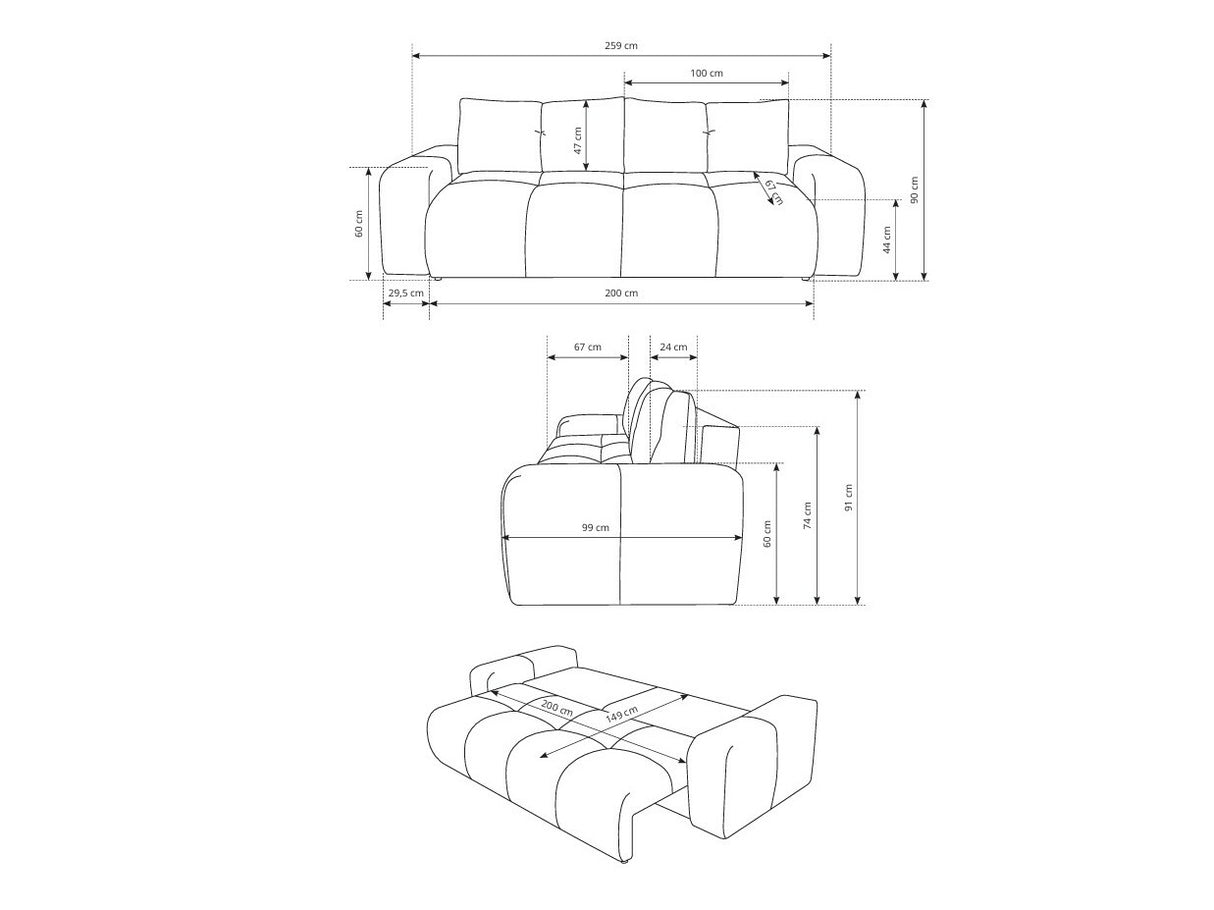 Sofa lova 576668