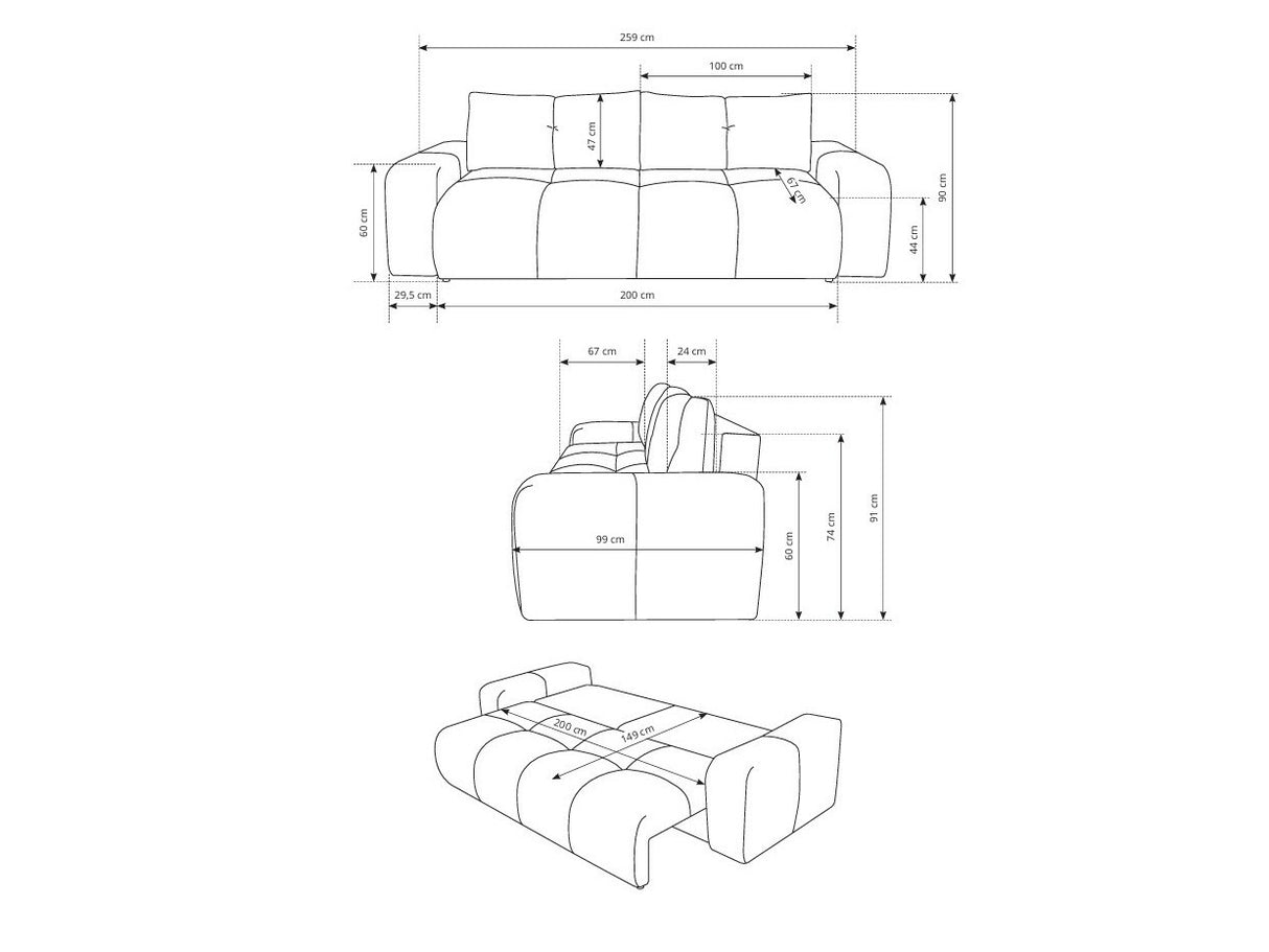 Sofa lova 576668