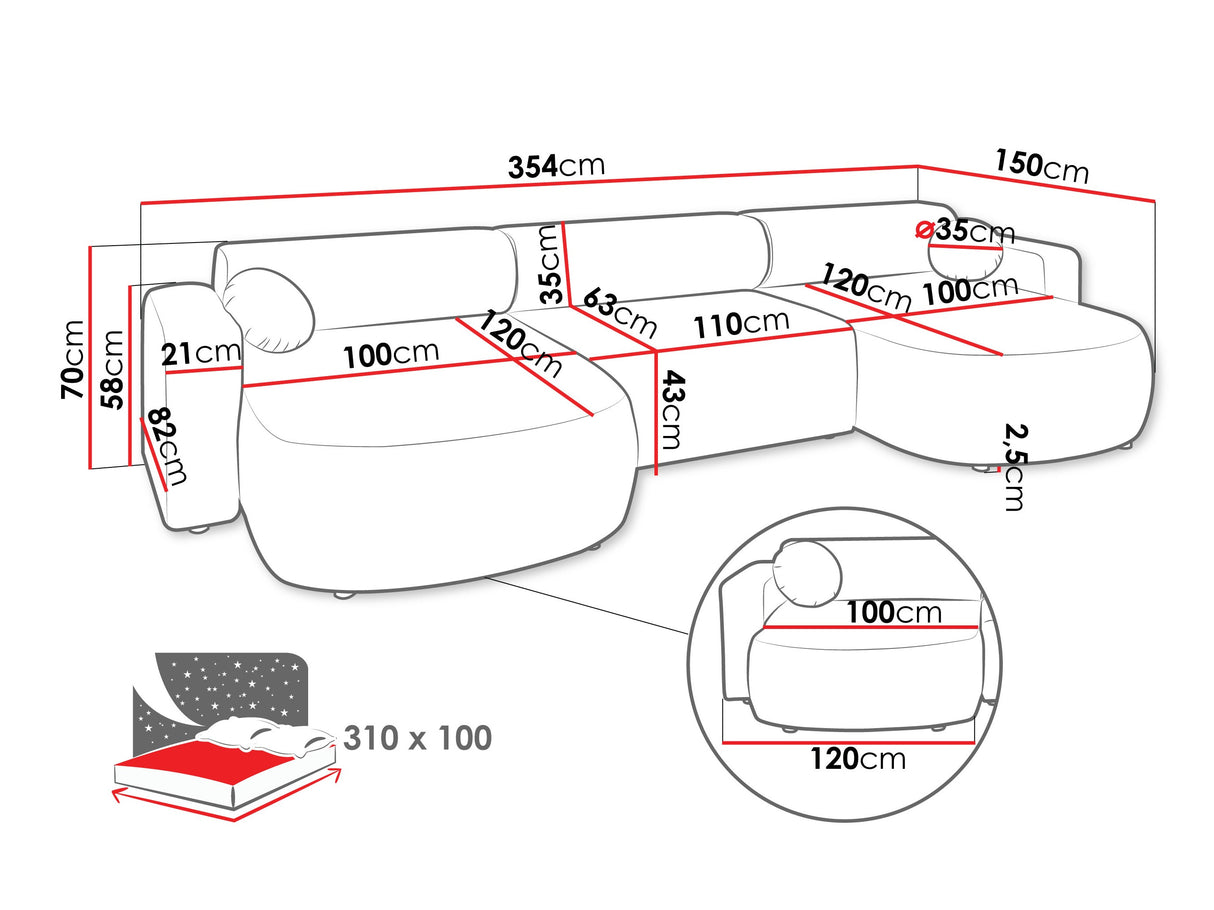 Minkštas kampas 614619