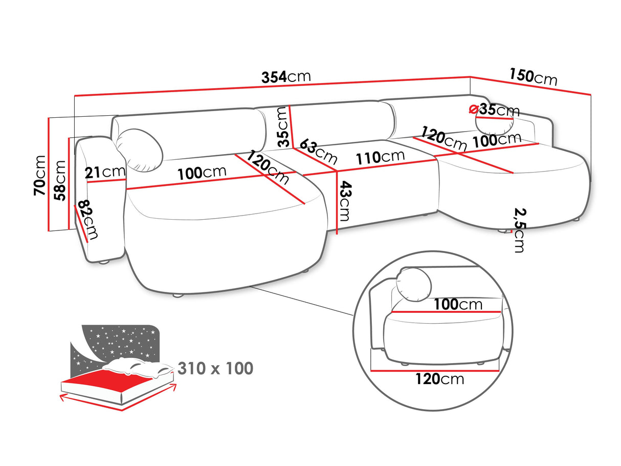 Minkštas kampas 614619