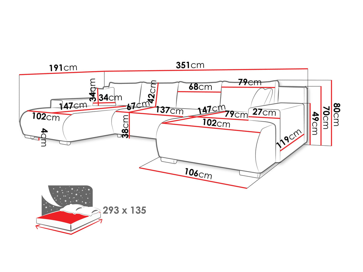 Minkštas kampas 616795