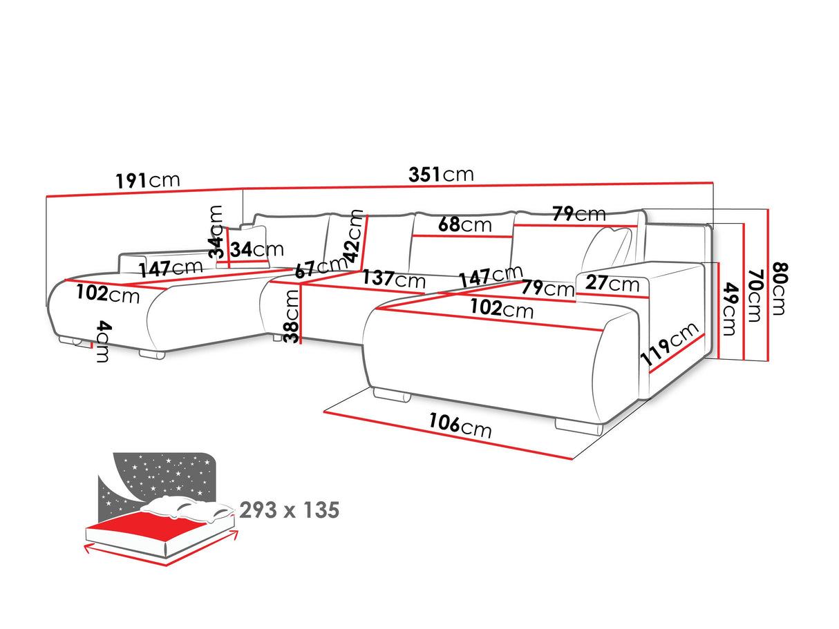 Minkštas kampas 616795