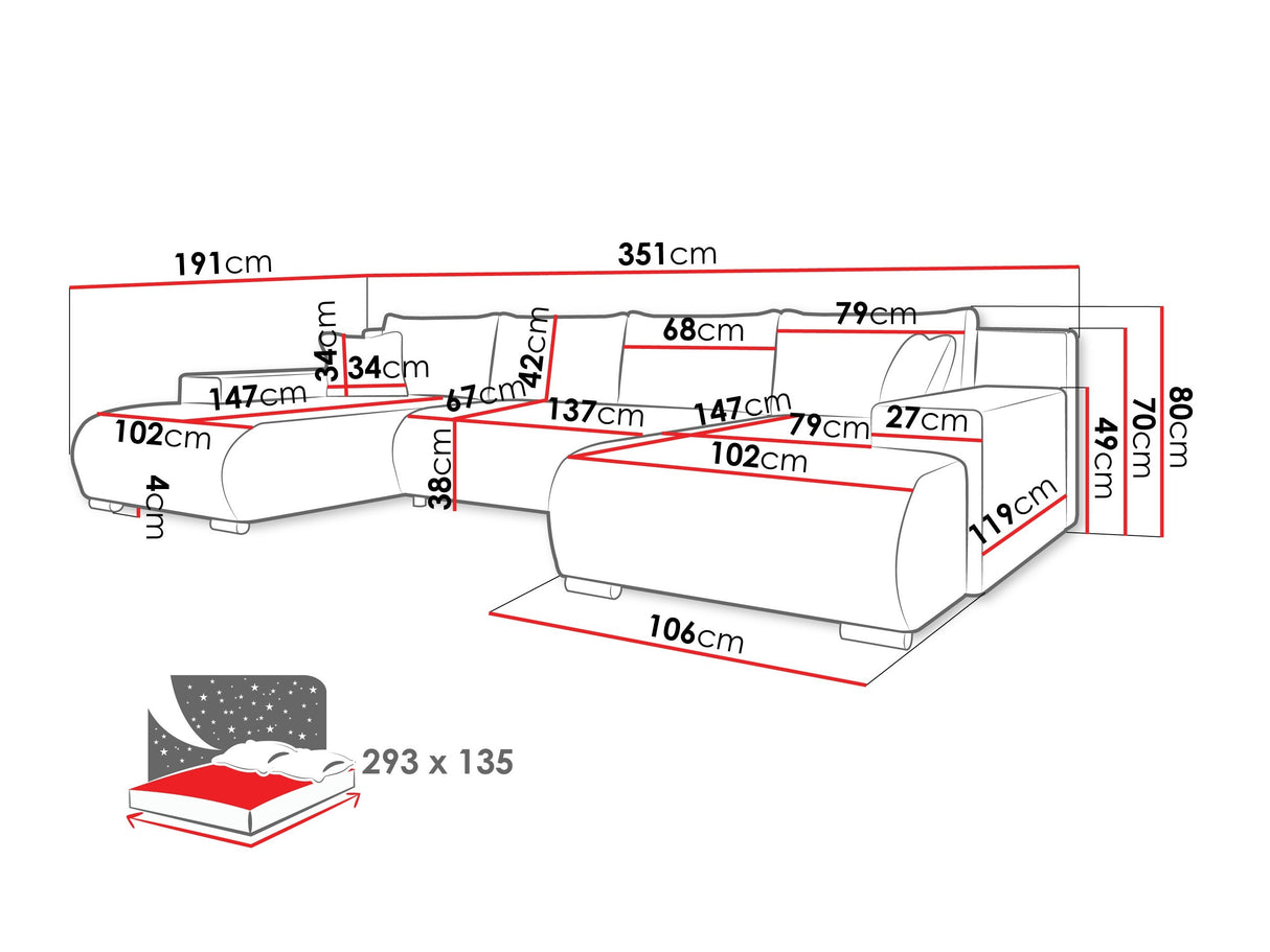Minkštas kampas 616795