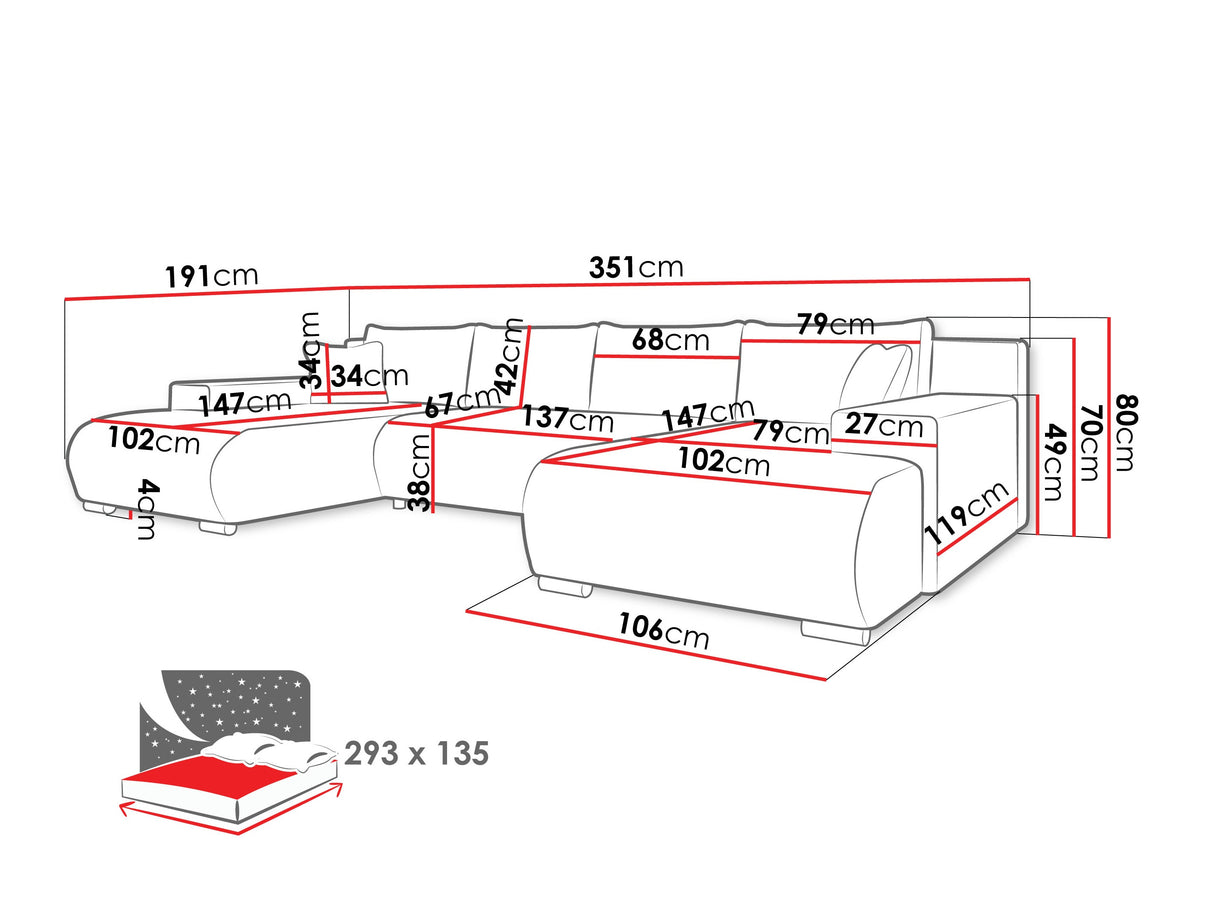 Minkštas kampas 616795