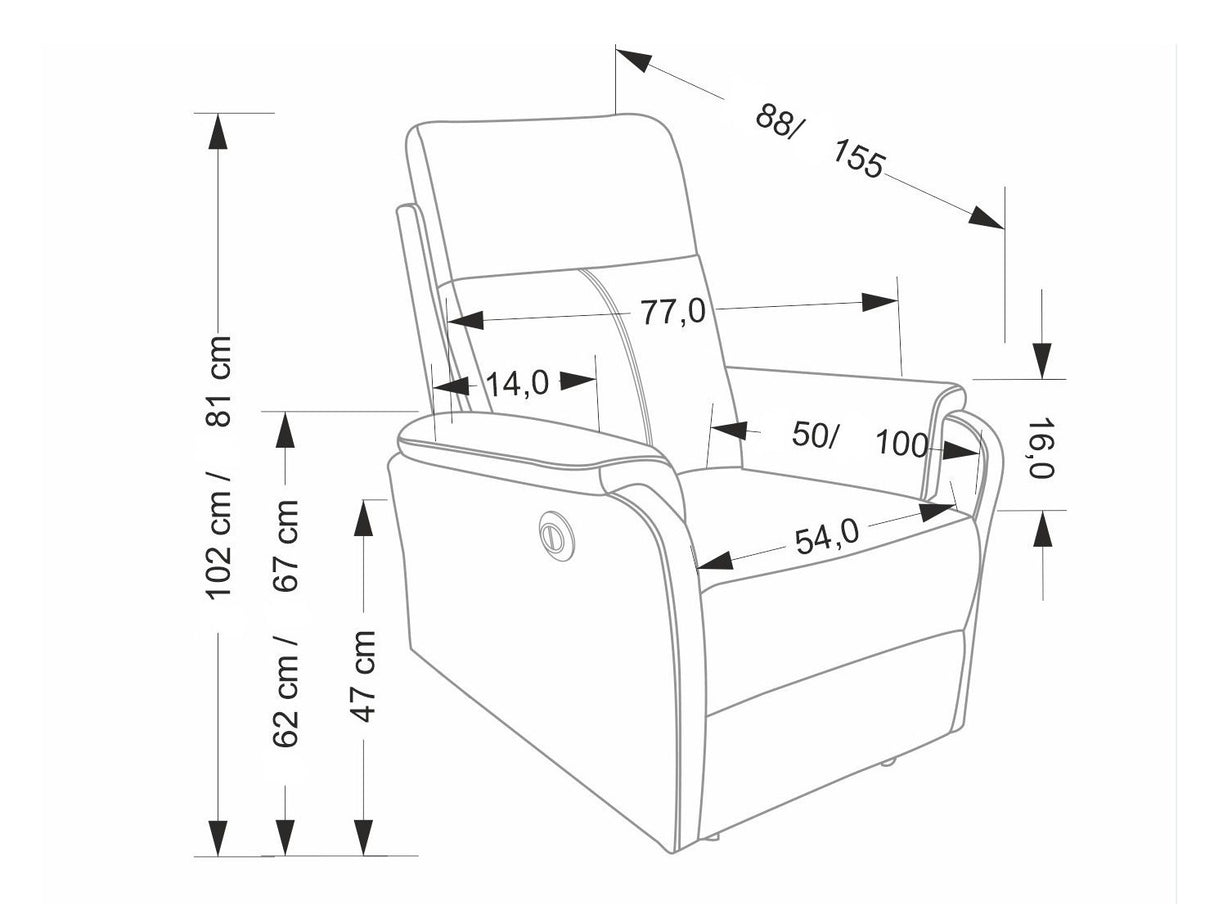Fotelis reglaineris 617646