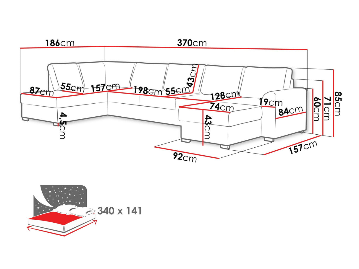 Minkštas kampas 218739