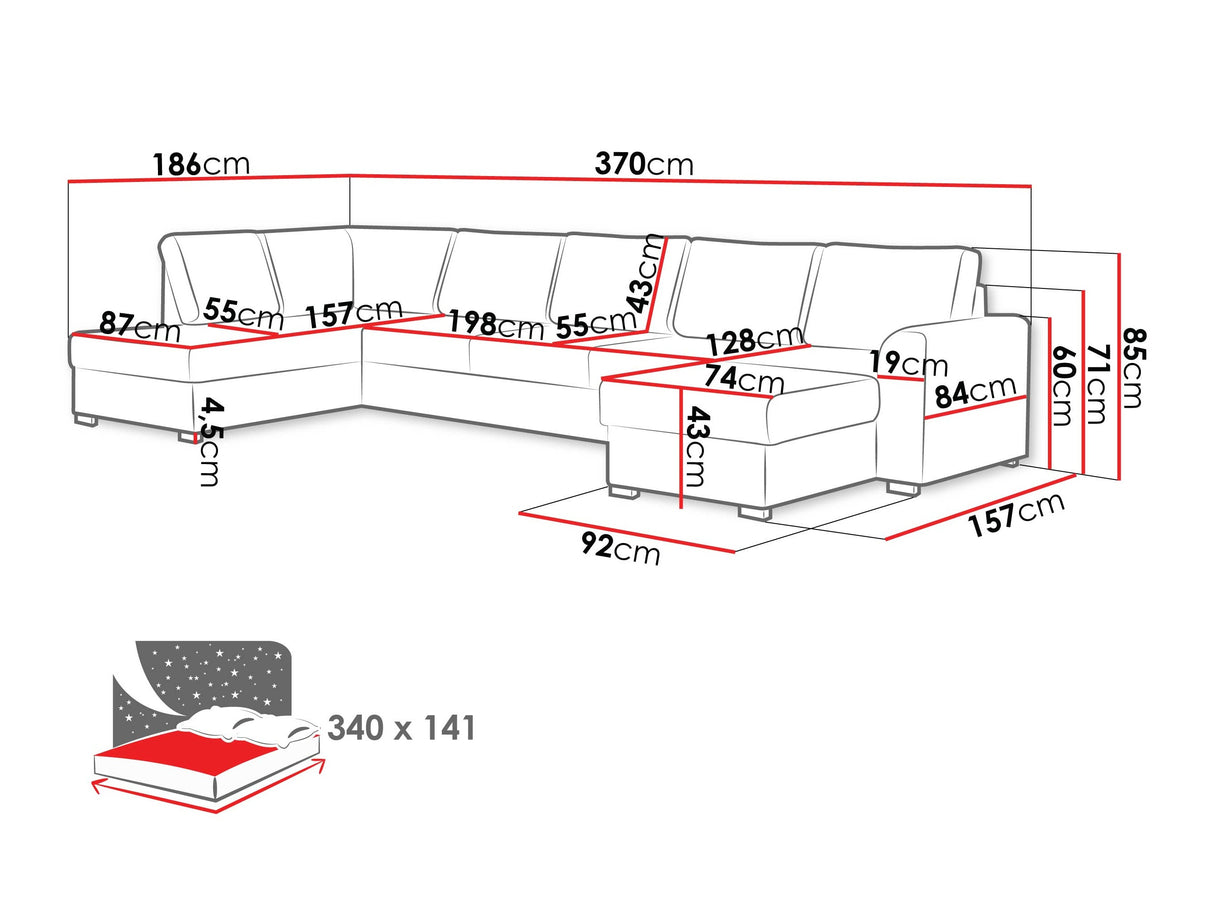 Minkštas kampas 218739