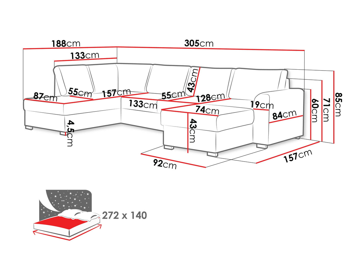 Minkštas kampas 116426