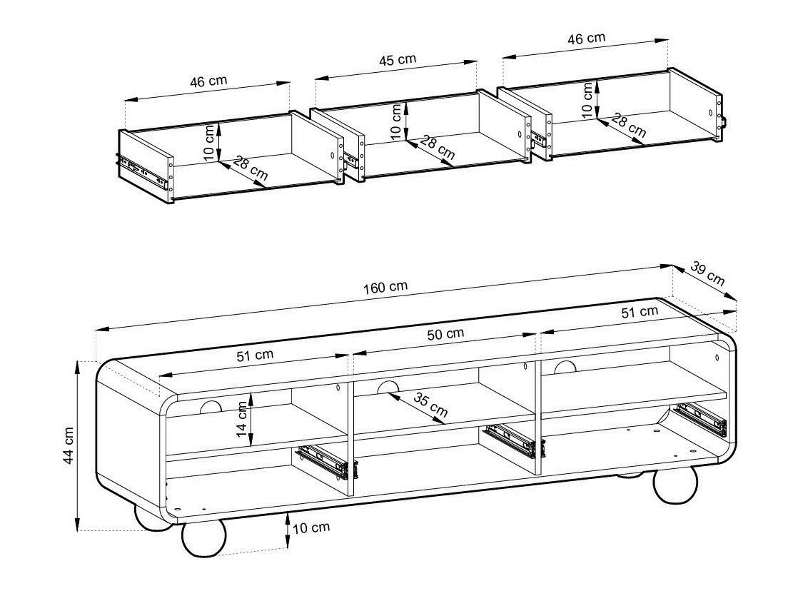 TV staliukas 620157