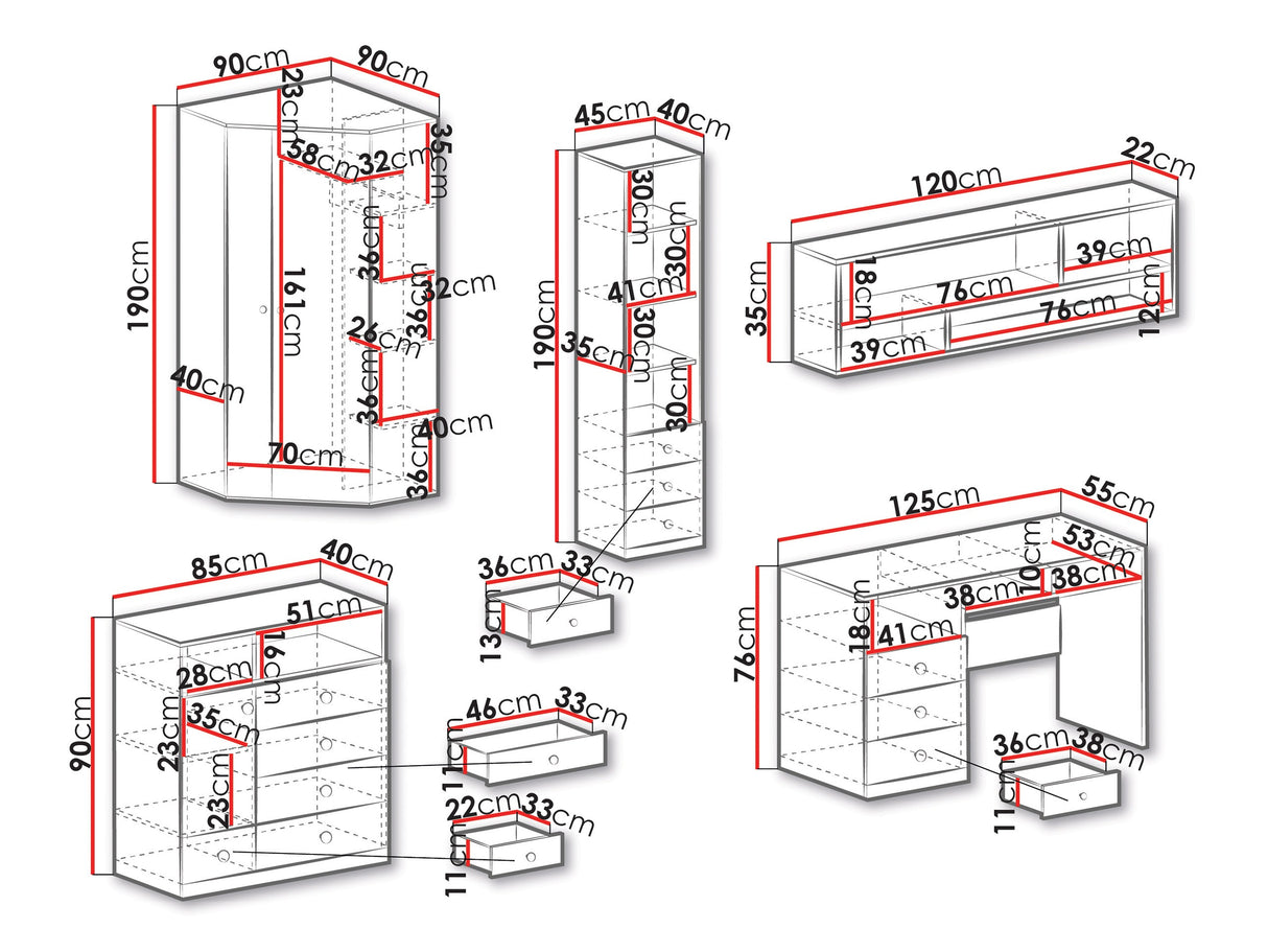 Baldų komplektas 444186 4332770