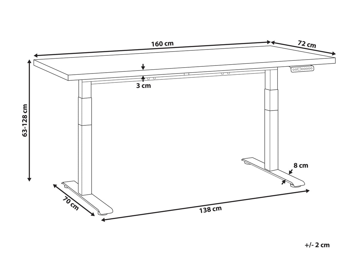 Reguliuojamo aukščio darbo stalas 554402