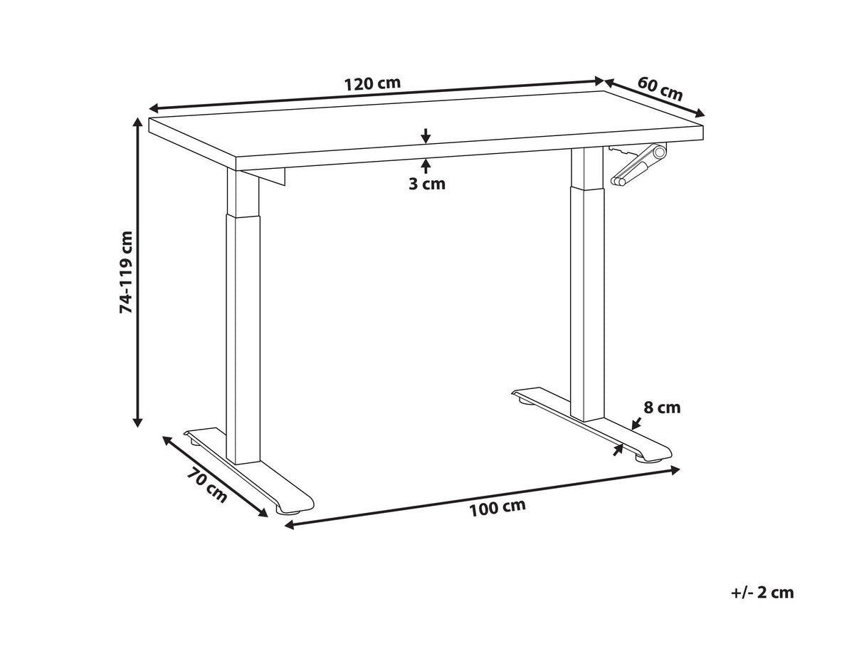 Reguliuojamo aukščio darbo stalas 620827