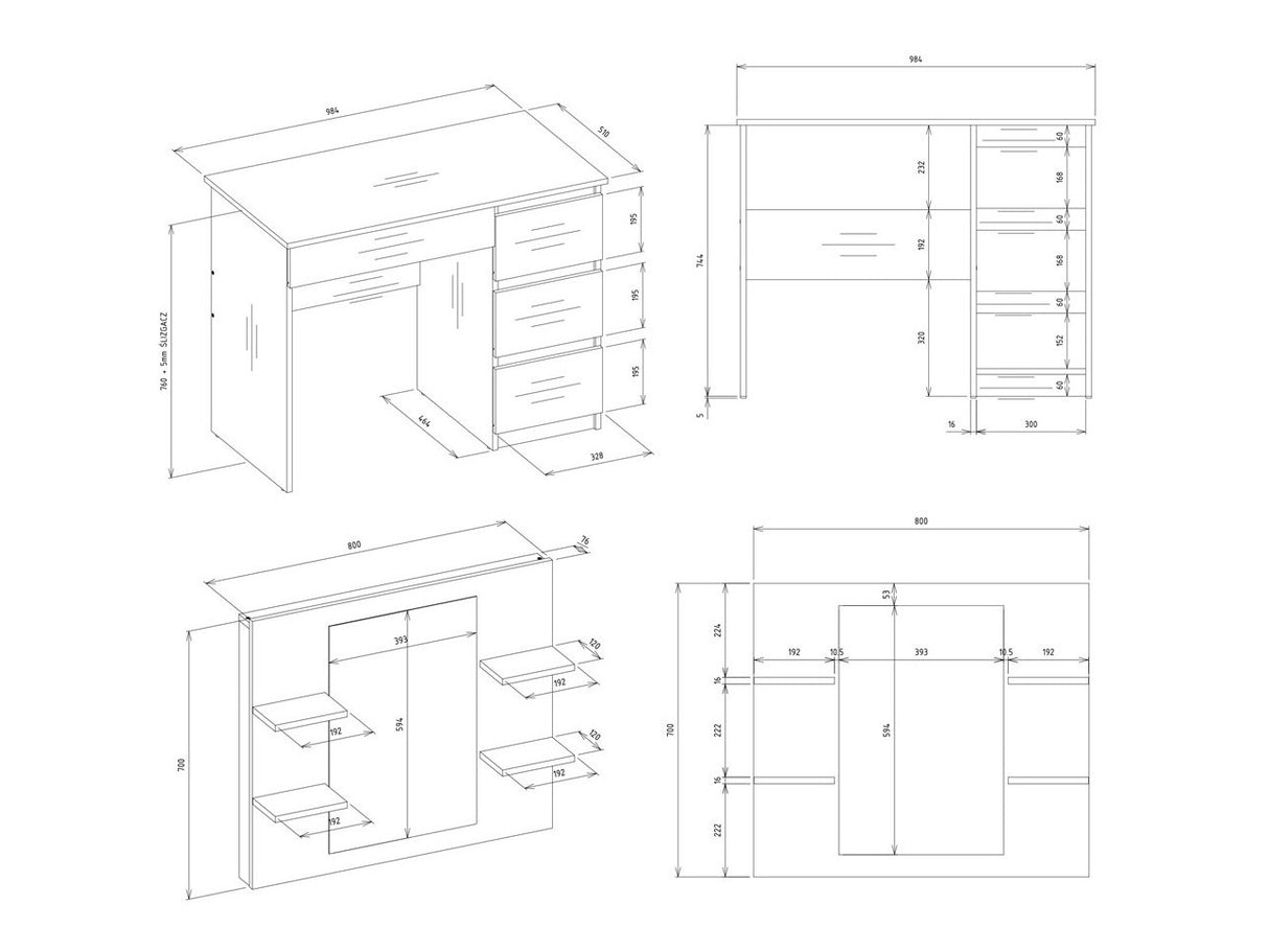 Makiažo staliukas 621771