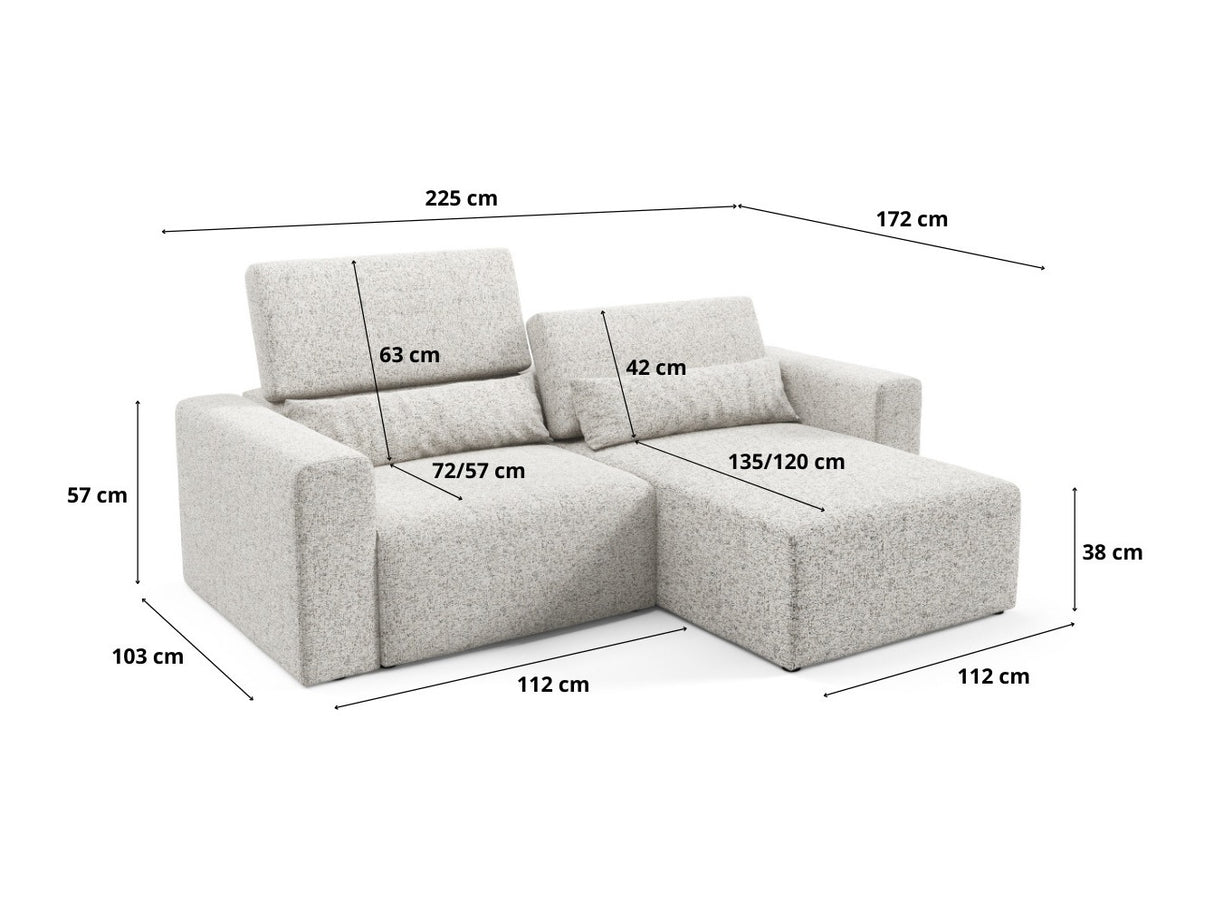 Modulinis minkštas kampas 622086