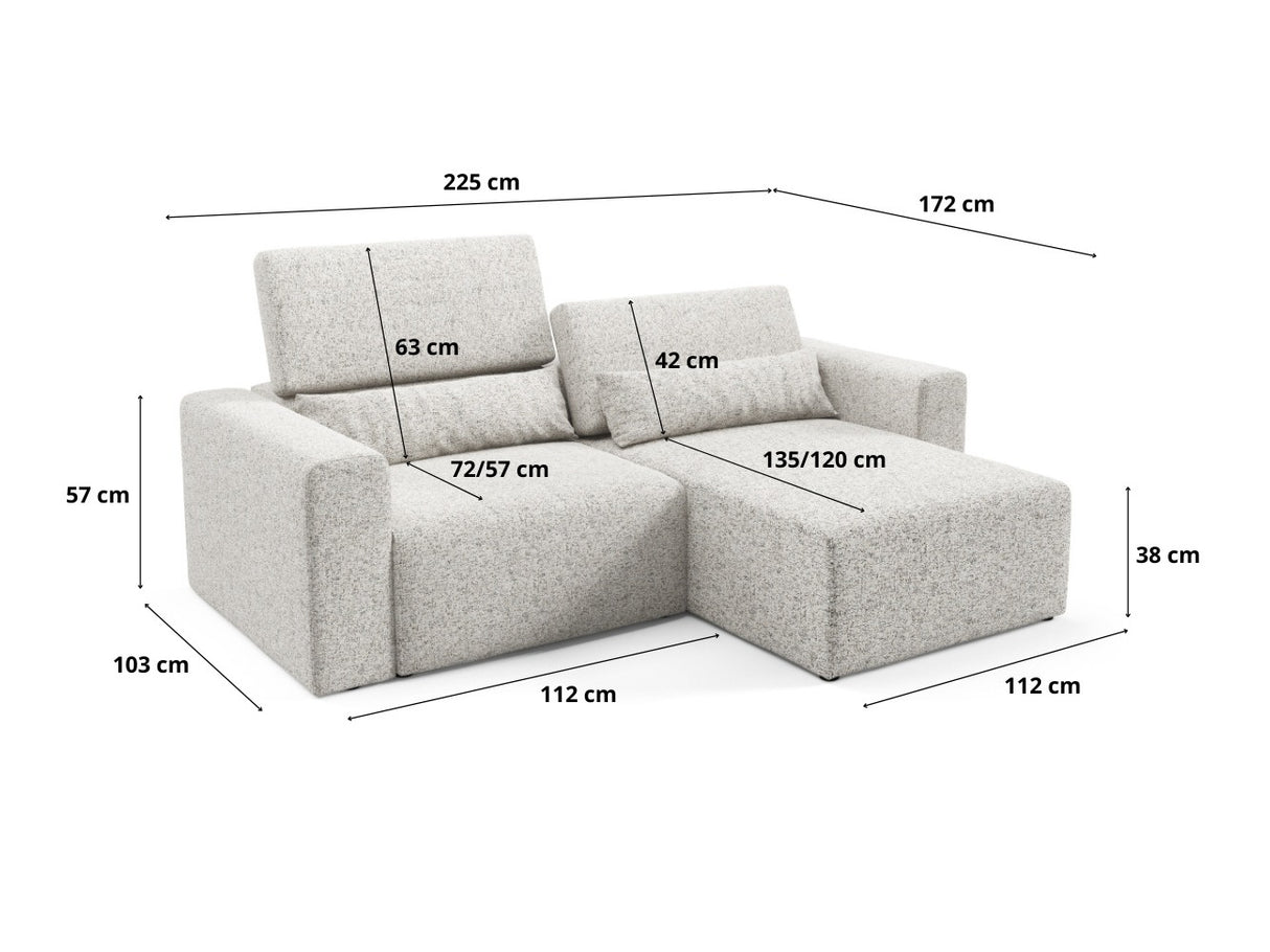 Modulinis minkštas kampas 622086