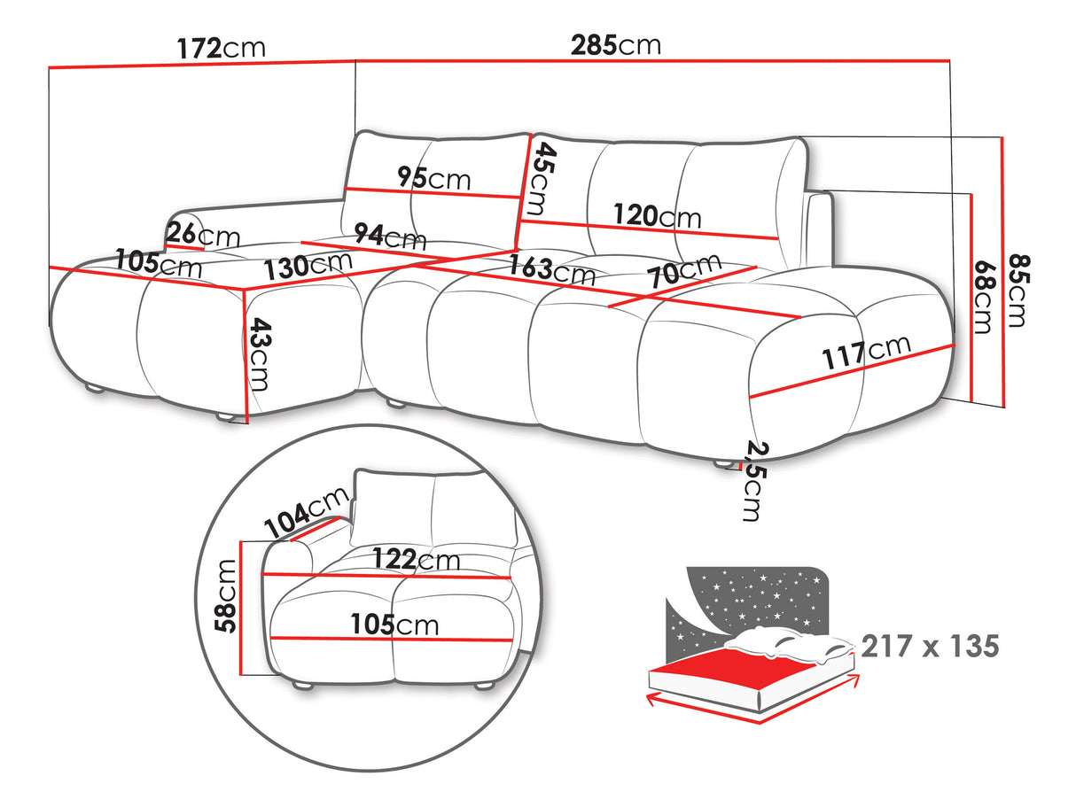 Minkštas kampas 622915