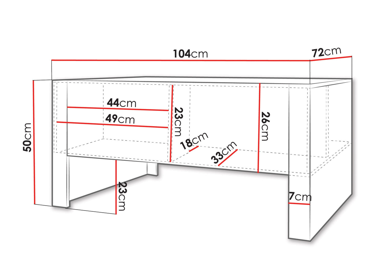 Žurnalinis staliukas 622945
