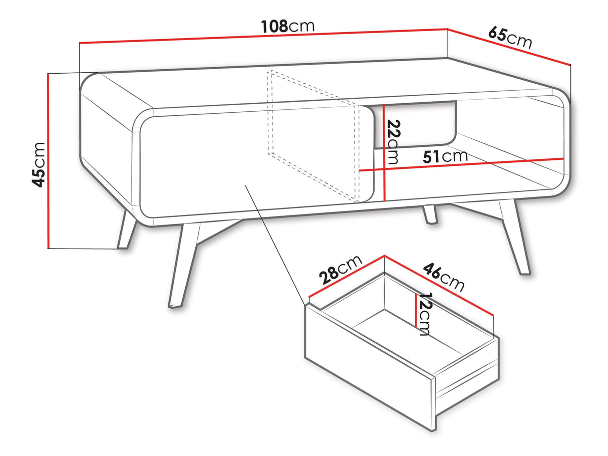 Žurnalinis staliukas 625264
