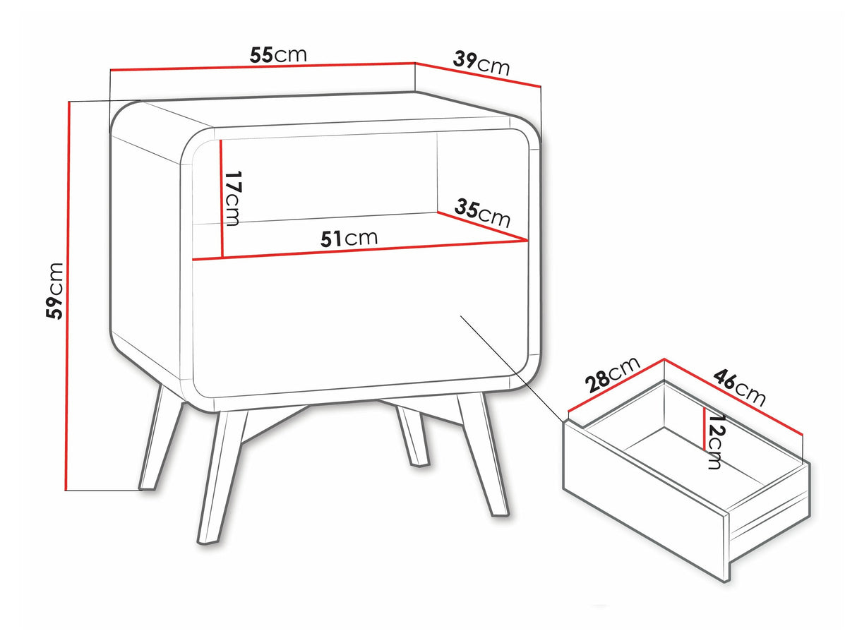 Naktinis staliukas 625265