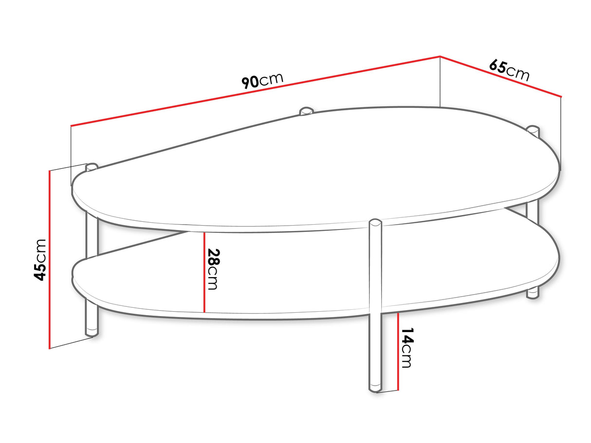 Žurnalinis staliukas 626255