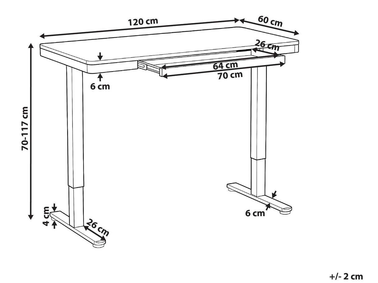 Reguliuojamo aukščio darbo stalas 629323
