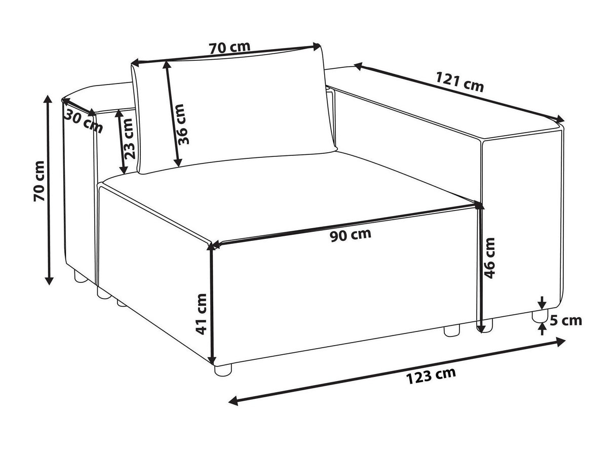 Modulinis fotelis 628595