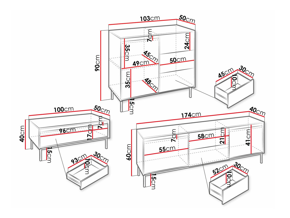 Svetainės komplektas 544567