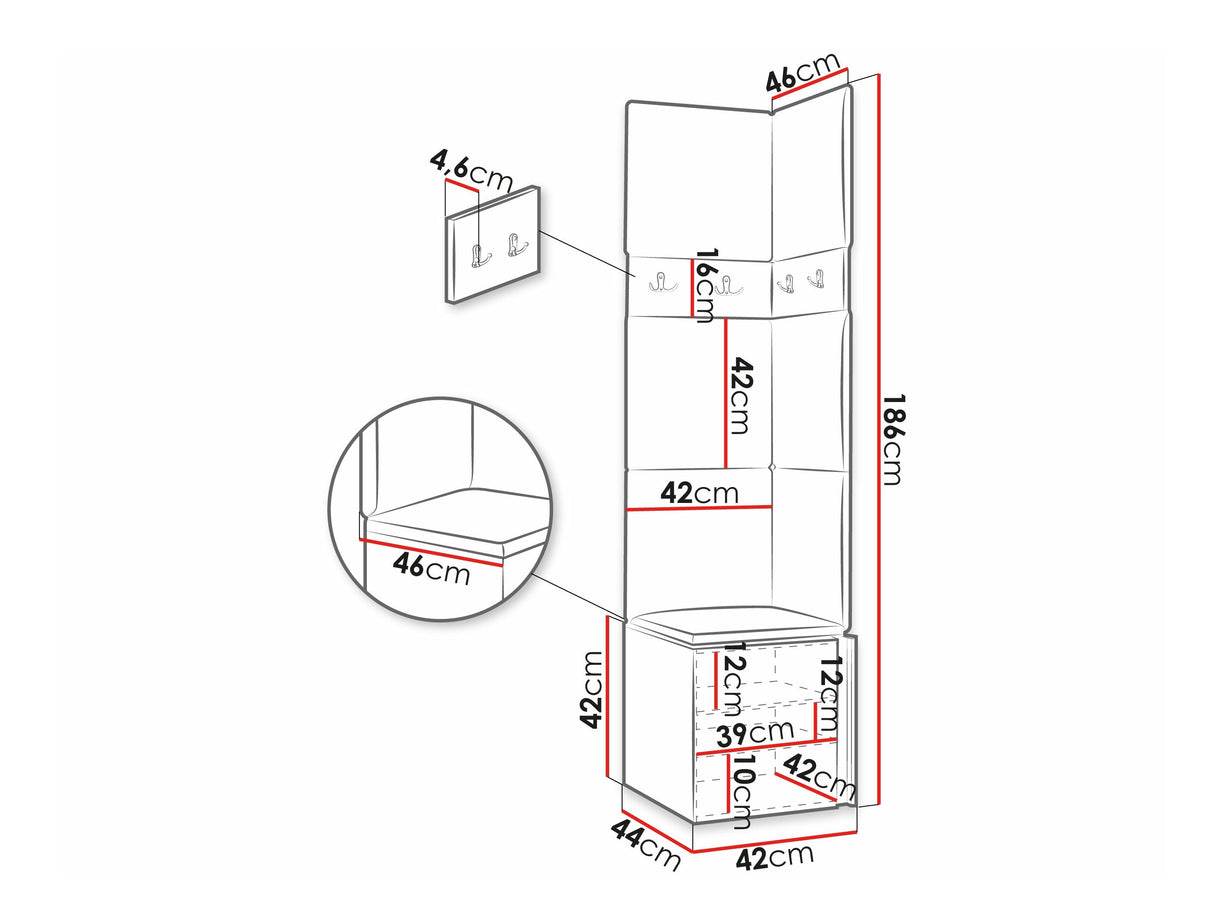 Prieškambario komplektas 474456