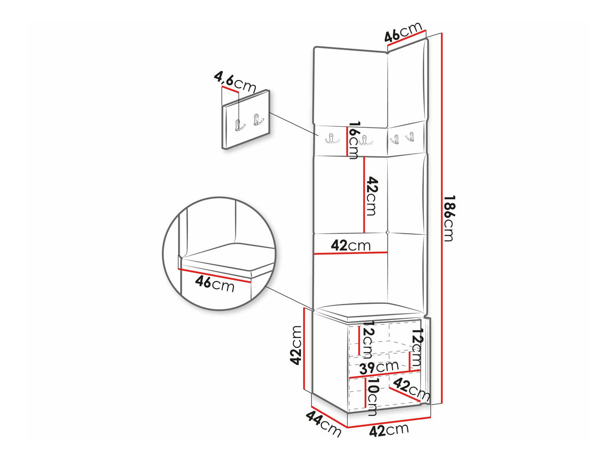 Prieškambario komplektas 474456