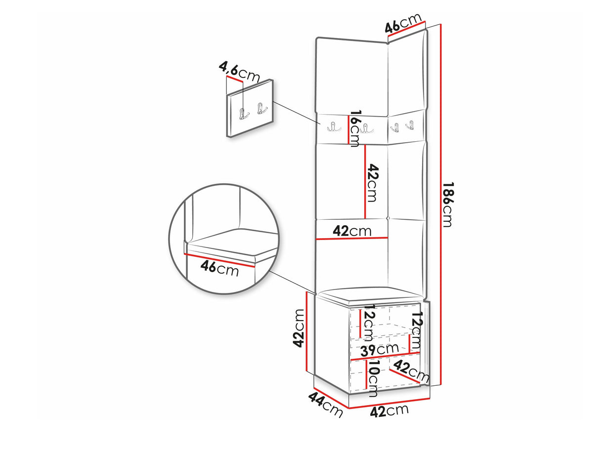 Prieškambario komplektas 474456