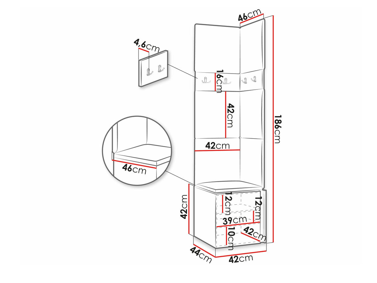 Prieškambario komplektas 474456