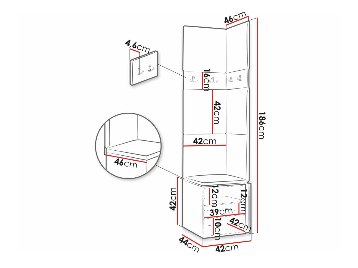 Prieškambario komplektas 474456