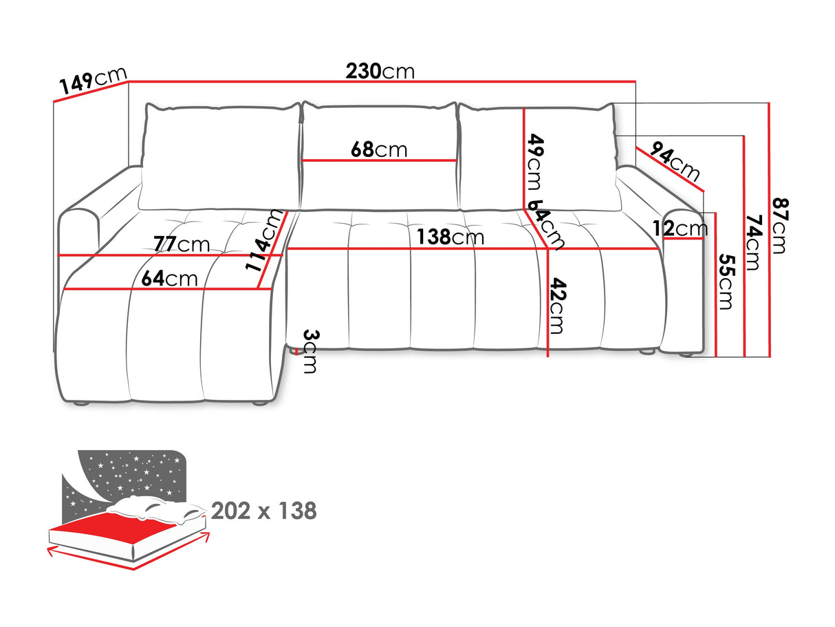 Minkštas kampas 637638