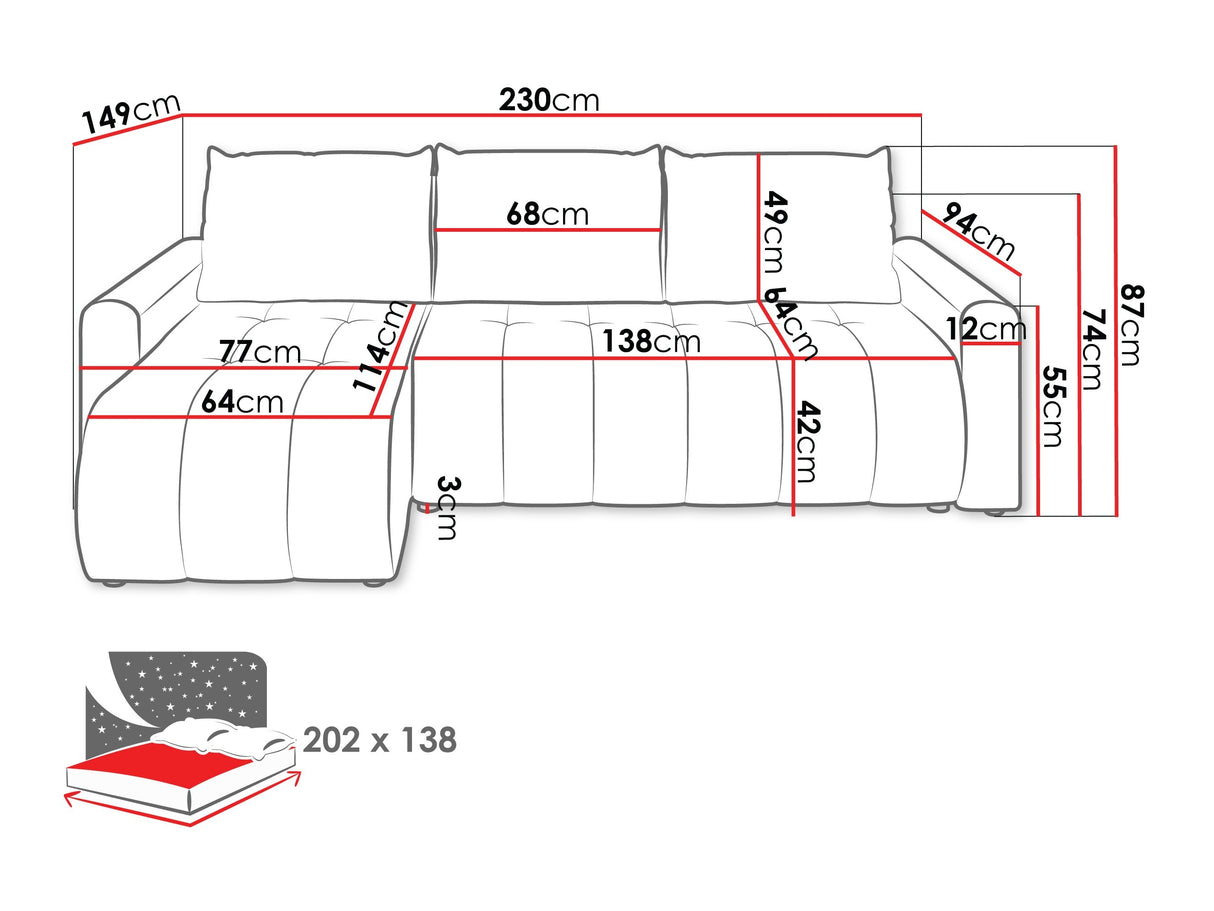 Minkštas kampas 637638