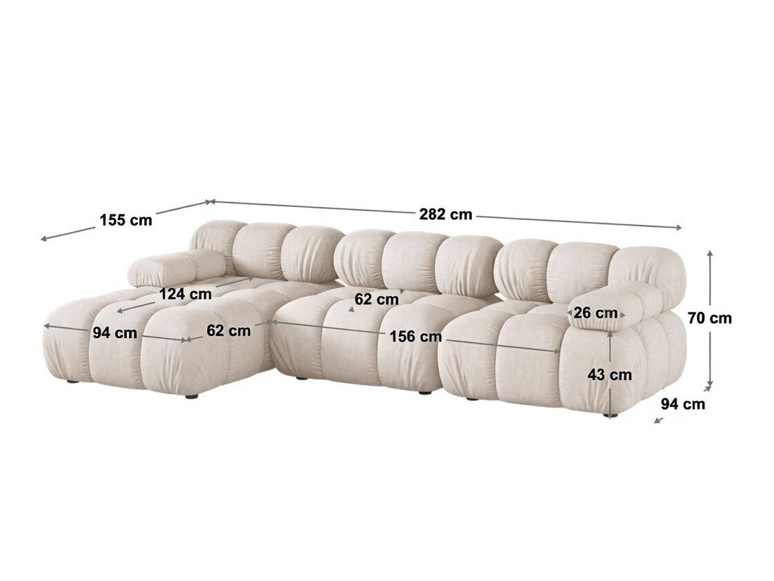 Modulinis minkštas kampas 638329